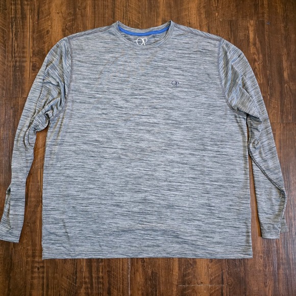 Ocean Pacific Other - Ocean Pacific OP Performance Long Sleeve Athletic Shirt - Mens XXL - Gray